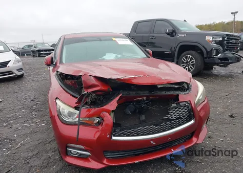 2014 Infiniti Q50 Premium z USA, uszkodzony, nr VIN JN1BV7AP1EM689080